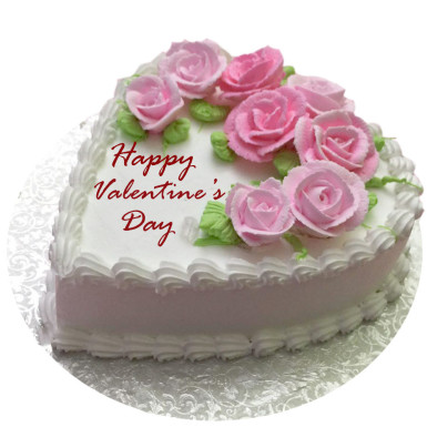 500gms  flowery vanilla Eggless cake